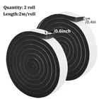 1pc 157in Foam Window   Door Sealing Strip Self-adhesive Weatherproof Tape - New