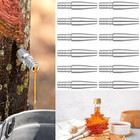 12 Pcs Maple Syrup Tapping Kit 304 Stainless Steel Tree Tap Spout For Taking Bir
