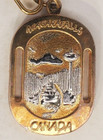 Vintage Niagara Falls Canada Souvenir Keychain Keyring
