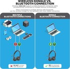 Jlab Go Work Gen 2  Wireless Headsets W  Mic - 55  Hr  Pc Bluetooth   Multipoint