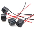 Dc 3v 5v 9-12v Black Electronic Buzzer Beep Alarm With Cable Project Beeper