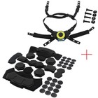 For Helmets Memory Foam Shock-absorbing Cushion Helmets Suspension Chin Strap
