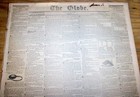 1836 Washington Dc Newspaper Wth Ad Wanted To Buy 200 Negr0 Slaves On Front Page