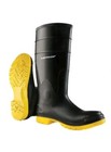 Onguard Pvc 86802 Sz 14 Polyblend Black Safety Steel Toe Midsole Knee Boots New