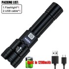 Zhiyu 2000lm Led Tactical Flashlight Usb Rechargeable Zoom Torch