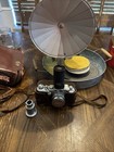 Leica Ernst Leitz Wetzlar Silver Rangefinder Camera W  Lens   Leather Case