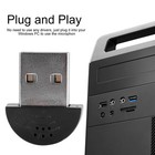 Portable Usb Mini Studio Speech Microphone Recording Audio Mic Adapter For Quby