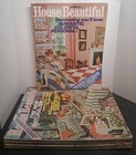 Lot Of 5 Vintage 1970s House Beautiful Magazines Home Decor Retro Good Condition