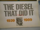 Excellent 1939-1989 Gm Emd Electro Motive Diesel Locomotive Wall Calendar