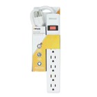 2 Ft  6-outlet Power Strip With Overload Protection Free Ship New