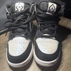Nike Air Jordan 1 Mid Se Diamond Gs Size 4 5y White Black Dn4321 100 Rare 2021