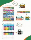 630 Pcs Medicine Labels Stickers For Pill Organizers  630pcs  Multicolored 
