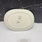 Eli   Ana Evergreen Forest Woods Ceramic Oval Serving Platter 12  New Christmas