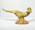 1950s Vintage Mid-century Ceramic Glazed Pheasant Statue Figurine 11 1 4   