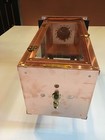 Copper Gas Lantern With Thick Steel Bracket  Powder-coated Black- Size In Pic