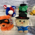 Puffkins Plush Toys By Swibco W  Tags  Lot Of 6 Stripes Patches Whiskers Trick  