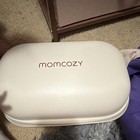 Momcozy Hands-free Double Electric Breast Pump Pink Clear With Carrying Case