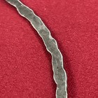 Sterling Silver 925 Textured Hammered Bangle Bracelet 