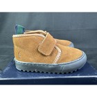 New Toddler Polo Ralph Lauren Brown Leather Suede Boots High Top Shoes Size 6