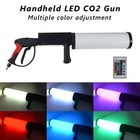 Party Led Cannon Co2 Gun Night Club Bar Dj Jet Effect Fogger Smoke Gun 10ft Hose