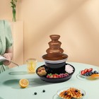 3-tier Stainless Steel Luxury Cheese Cascading Fondue Chocolate Fountain Machine