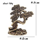 Brass Pine Tree Statue Small Sculpture Tabletop Figurine Home Decor Gifts