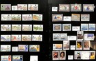 St  Helena Stamp Collection On 7 Stock Pages  Mint Sets  bg 