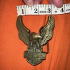Harley Davidson  Eagle Brass Belt Buckle Baron  1979 Vintage 6135