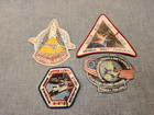 Lot Of 4 Vintage Nasa Space Shuttle Mission Patches New Mint Columbia Challenger
