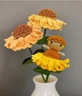Reversible Sunflower Fairy Crochet Pattern   Amigurumi Flower Doll Tutorial Pdf