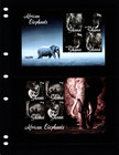  28 00 Scott Value - 2014 Ghana Elephants 2 S s West Africa Cv Mnh Nh Umm
