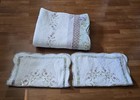 Vintage Queen Comforter Bedding Set Embroidered Floral Shabby Chic Cottagecore