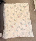 Vintage 1989 Fisher-price Baby Puffalumps Crib Quilt