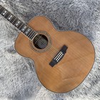  Acoustic Guitar Spruce Top Rosewood Back Jumbo Natural Fast Shipping