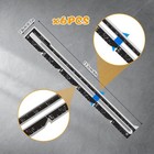 6 Pack Sliding Gauge Sewing Ruler Stainless Steel Measuring Tool With Sliding   