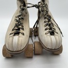Vtg Roller Skates Betty Lytle Hyde Chicago Roller Skate Co  White Womens Sz 7