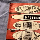 Vintage Rare - Leathercraft Supplies Book - Macpherson Bros  Leather Co  Calif 