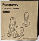 Panasonic Kx-tgd832 Cordless Phone System Answering Machine 1 Handset Black
