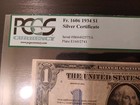 1934 One Dollar Silver Certificate Graded Vf 30