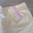 Serena Williams Janie And Jack Boys Striped Linen-cotton Short Size 7 Yellow 