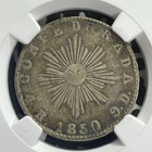1850 Argentina Cordoba 4 Reales Ngc Vf25 Lot g935 Silver  Scarce 