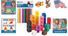 Stem Educational Mathlink Cubes - 100 Colorful Counting Blocks For Kids 5 