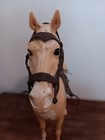 Vintage Louis Marx And Co  Johnny West Thunderbolt Palomino Horse Figure Read