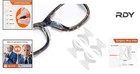 Luxury Clear Silicone Eyeglass Nose Pads - 12 Anti-slip Cushions For Comfort