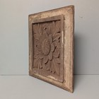 Antique Ornate Salvage Hand Carved Old-world Architectural Floral Carving B