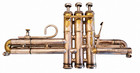 Professional Getzen Mod 916 Bba Piccolo Trumpet 3 Valve Block -1972