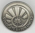 Undated Syndicate Saber United Metal Hat Lapel Pin