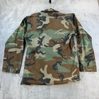 Vintage U s  Army Woodland Camo Bdu Jacket Field Coat Size Medium Regular
