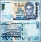 Malawi 200 Kwacha  2022  P-65af  Unc X 100 Pcs Bundle Pack