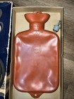 Vintage Davol Rubber Company Family Hot Water Bottle Red With Stopper